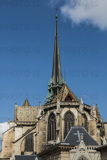 Saint-Benigne Cathedral, Dijon, Cote d'Or department, Bourgogne-Franche-Comte, Burgundy, France, Europe