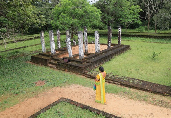 UNESCO World Heritage Site, the ancient city of Polonnaruwa, Sri Lanka, Asia, ruins at Potgul Vihara site, Asia