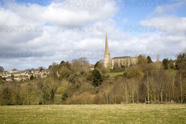 Parish Church of St Mary the Virgin and St Mary Magdalene, Tetbury, Cotswolds. Gloucestershire, England, UK