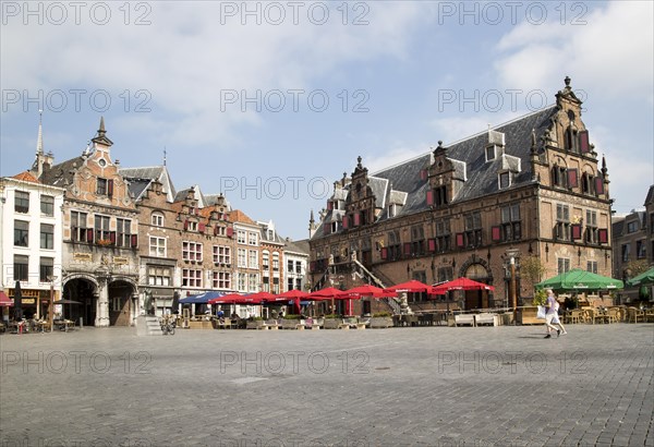 Waaghuis building from 1612, Grote Markt, Nijmegen, Gelderland, Netherlands