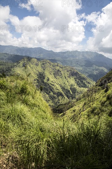 View of Ella Gap pass, Ella, Badulla District, Uva Province, Sri Lanka, Asia