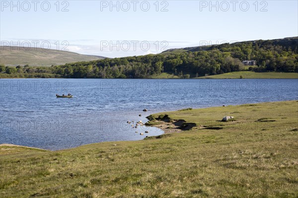 Malham Tarn lake, Yorkshire Dales national park, England, UK