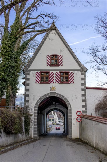 Zwiefalter Tor in Zwiefalter Strasse, Upper Swabia, Riedlingen an der Donau, Baden-Wuerttemberg, Germany, Europe