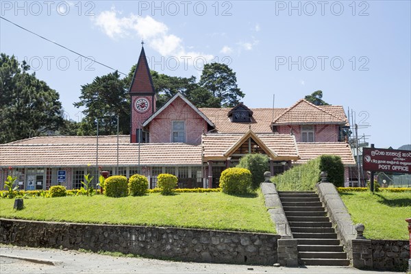Colonial style architecture of Post Office building, Nuwara Eliya, Central Province, Sri Lanka, Asia