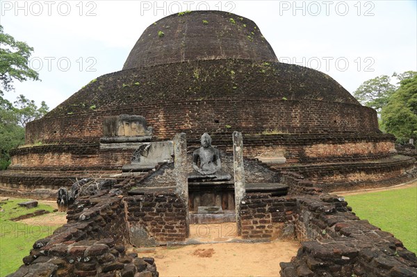 Pabula Vihara temple, UNESCO World Heritage Site, the ancient city of Polonnaruwa, Sri Lanka, Asia