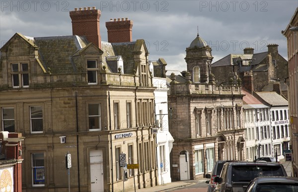 Historic buildings in Berwick-upon-Tweed, Northumberland, England, UK