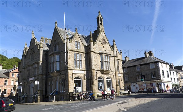 The Town hall built 1832, Settle, North Yorkshire. England, UK