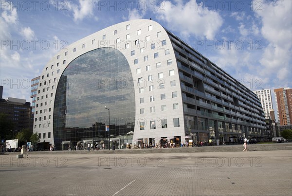 Markthal building in Binnenrotte, central Rotterdam, Netherlands, completed 2014 architects MVRDV