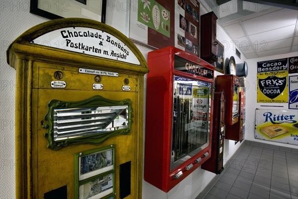 Interior of the Jacques Chocolate Museum at Eupen, Belgium, Europe