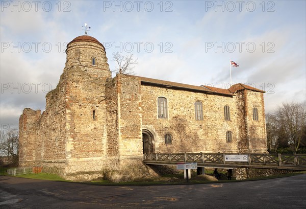 The historic Norman Castle, Colchester, Essex, England, UK