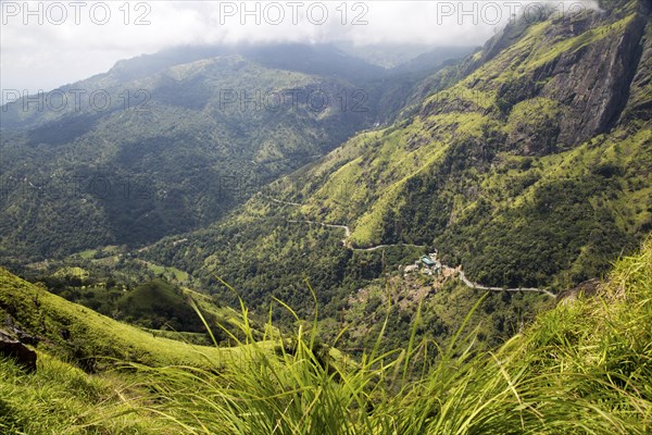 View of Ella Gap pass, Ella, Badulla District, Uva Province, Sri Lanka, Asia