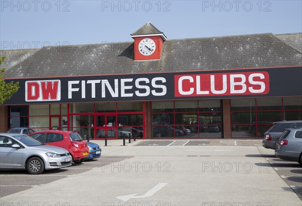 DW Fitness Clubs gym building in central Ipswich, Suffolk, England, UK