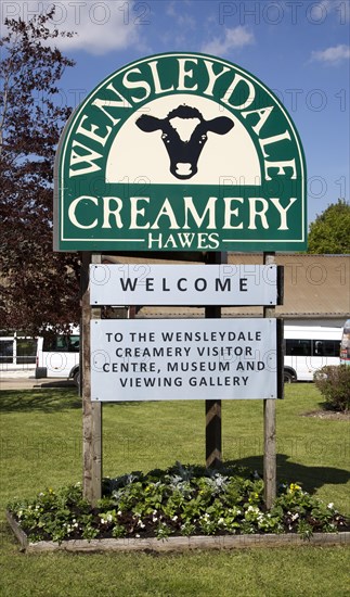 Wensleydale Creamery cheese factory visitor centre, Hawes, Yorkshire Dales national park, England, UK