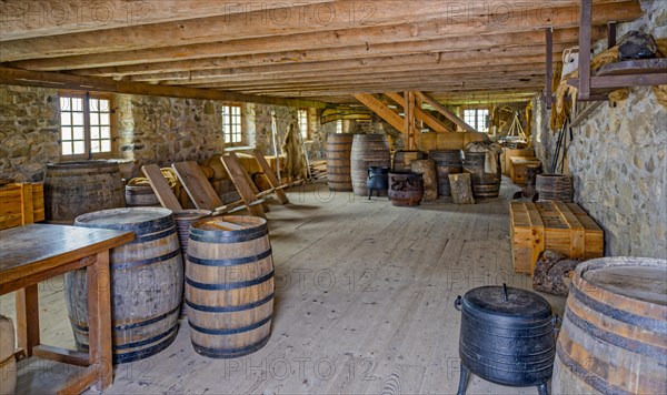 Fortress Louisburg inside camp Sydney Canada