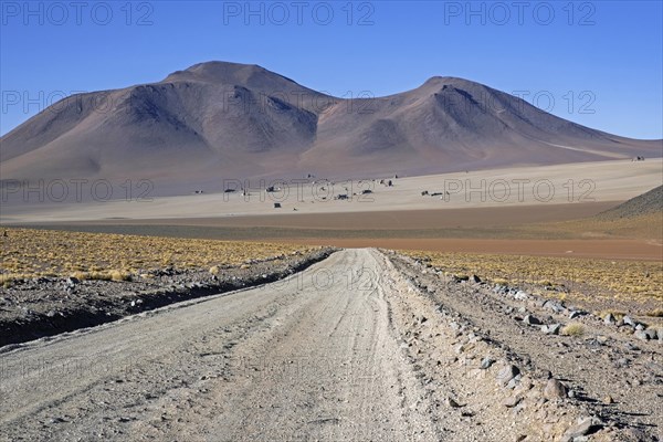 Salvador Dali Desert in the Eduardo Avaroa Andean Fauna National Reserve in the Andean mountains, Sur Lipez Province, Potosi Department, Bolivia, South America