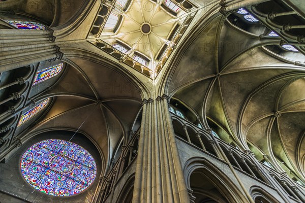 Notre-Dame de Semur-en-Auxois Cathedral, Dijon, Cote d'Or department, Bourgogne-Franche-Comte, Burgundy, France, Europe