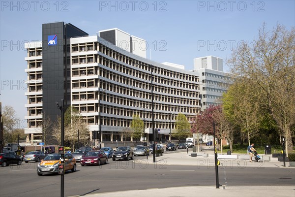 AXA insurance offices in central Ipswich, Suffolk, England, UK