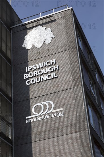 Ipswich Borough Council offices in central Ipswich, Suffolk, England, UK