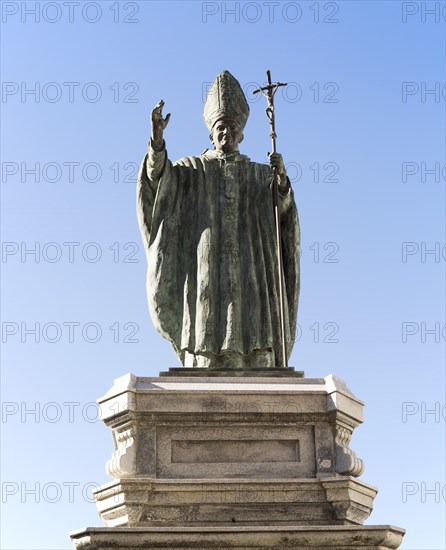 Pope John Paul the second statue, Juan Pablo, Jerez de la Frontera, Spain, Europe
