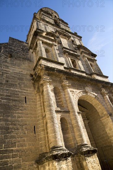 Historic church in Barrio de Santiago, Iglesia de San Juan de los Caballeros, Jerez de la Frontera, Spain, Europe