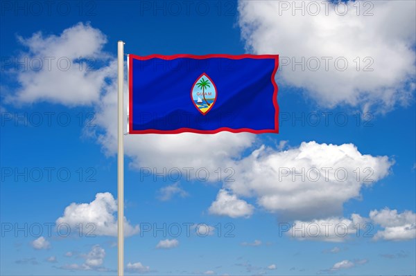 The flag of Guam, US Foreign Territory, Micronesia, Studio, Oceania