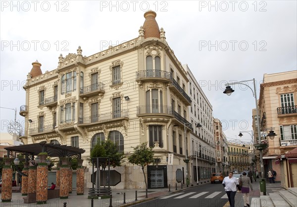 Melilla autonomous city state Spanish territory in north Africa, Spain -1900s modernist architecture