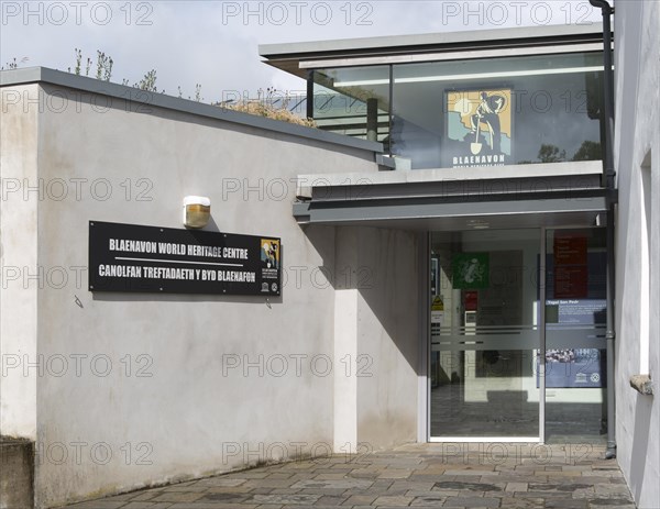 Heritage Centre building, Blaenavon World Heritage town, Torfaen, Monmouthshire, South Wales, UK