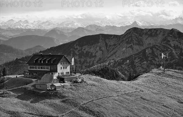 Rotwandhaus, Spitzingsee, Mangfall mountains, Bavarian Prealps, Upper Bavaria, Bavaria, Germany, Europe