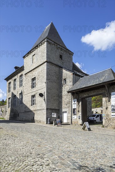 Ecomusee du Viroin, museum in fortified farmhouse about rural life and heritage of Entre-Sambre-et-Meuse region at Treignes, Viroinval, Namur, Belgium, Europe