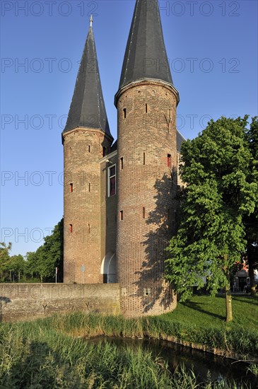 The town gate Nobelpoort at Zierikzee, Zealand, the Netherlands