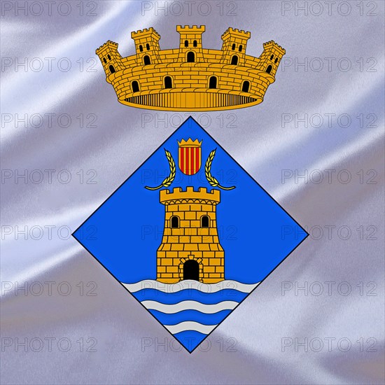 The coat of arms of Formentera, Balearic Islands, Island, Spain, Studio, Europe