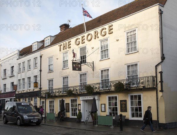 The George hotel, Colchester, Essex, England, UK