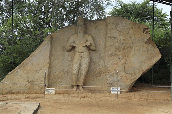 UNESCO World Heritage Site, the ancient city of Polonnaruwa, Sri Lanka, Asia, Parakramabahu Statue site, Asia
