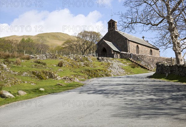 Village church, Buttermere, Cumbria, England, UK