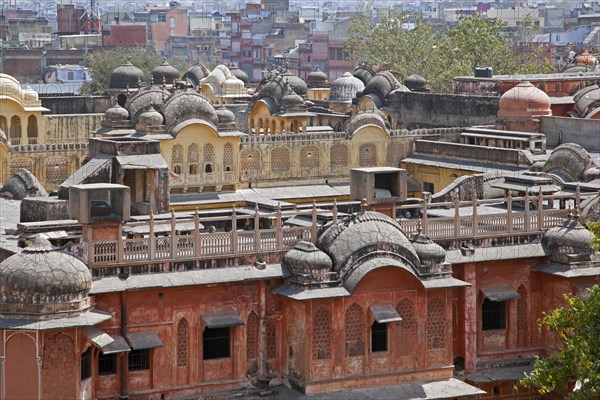 Hawa Mahal, Palace of the Winds in Jaipur, Rajasthan, India, Asia