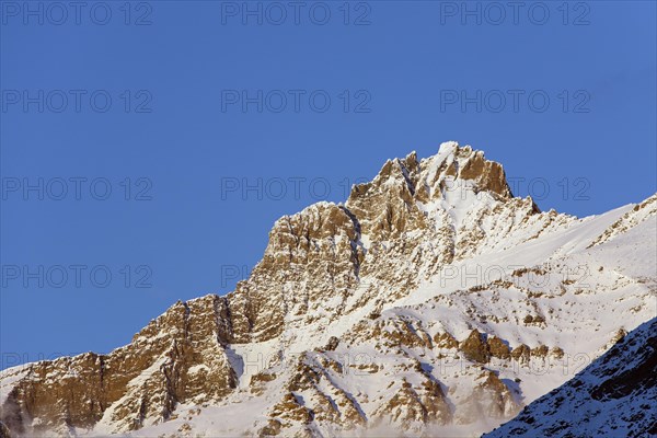 The mountain Gran Serra, Gran Paradiso National Park in the Valle d'Aosta, Italy, Europe