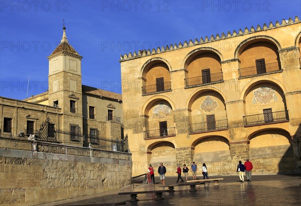 Historic buildings around the mezquita, Great Mosque, Cordoba, Spain, Europe