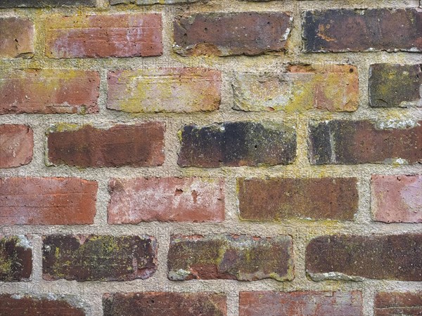 Red brick wall background