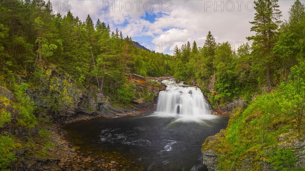 Austbygdae, waterfall, river, Tinn, Vestfold og Telemark, Norway, Europe