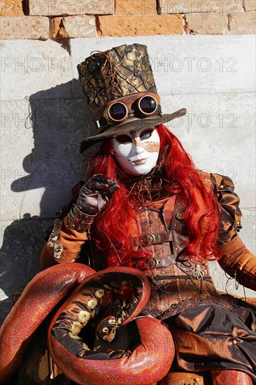 Mask, Carnival, Carnevale, Carnival in Venice, Venice, Veneto, Italy, Europe