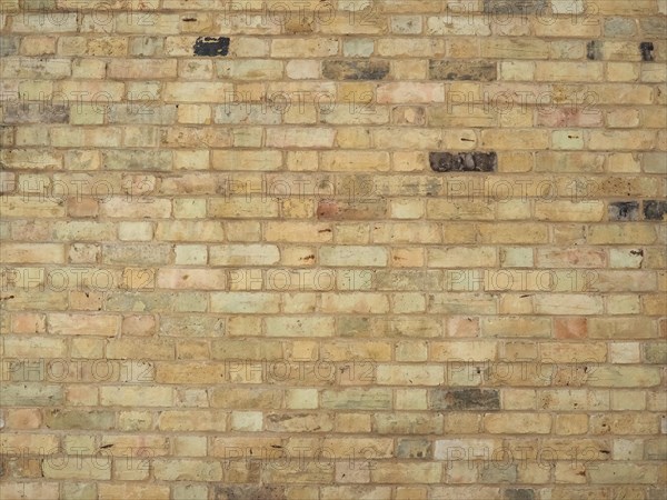 Yellow brick wall background