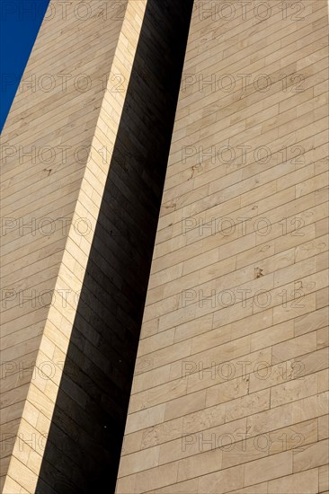 Modern Design Building Against Blue Clear Sky in Campione d'Italia, Lombardy, Italy, Europe