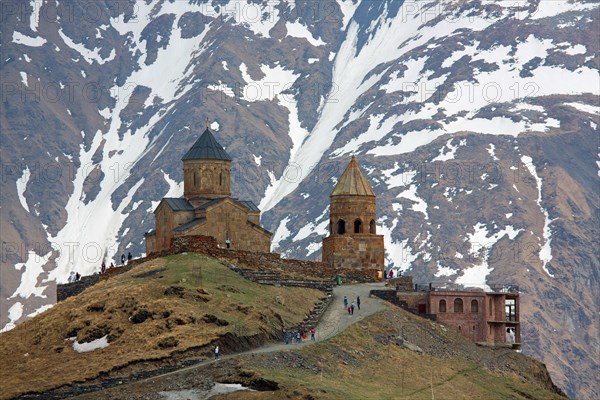 Zminda-Sameba Church, Stepantsminda, Georgia, Asia