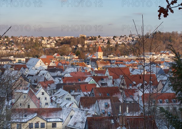 Biberach an der Riss with Ulmer Tor, Biberach an der Riss, Baden-Wuerttemberg, Germany, Europe