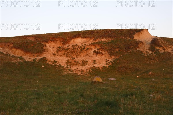 Ice Age terrain formations on the River Trebel, landscape characterised by the Ice Age, Flusslandschaft Peenetal nature park Park, Mecklenburg-Western Pomerania, Germany, Europe