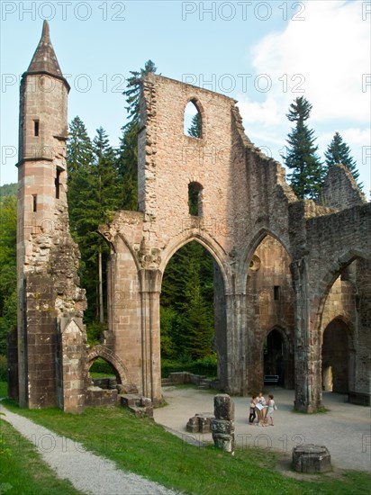 All Saints' Abbey ruins, near Oppenau, close to the Black Forest High Road, Black Forest, Baden-Wuerttemberg, Germany, Europe