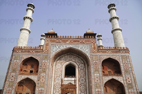 Taj Mahal or Taj Mahal, mausoleum, UNESCO World Heritage Site, Agra, Uttar Pradesh, India, Asia