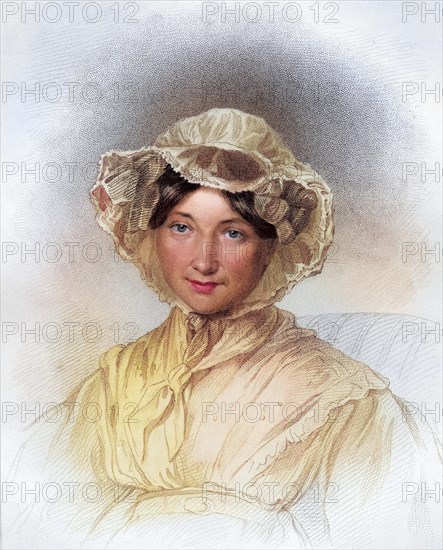 Frances Trollope 1780 to 1863 English novelist, writer, Historical, digitally restored reproduction from a 19th century original, Record date not stated