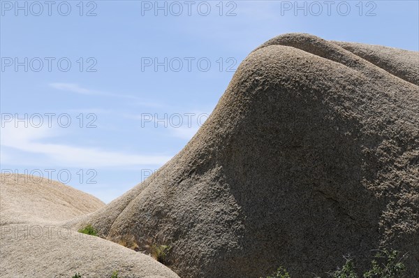 Monzogranite formations, Joshua Tree National Park, Palm Desert, Southern California, USA, North America