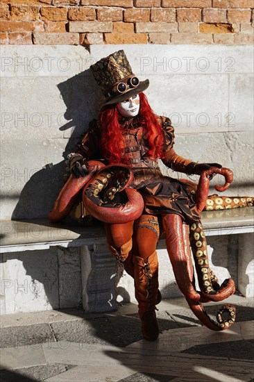 Mask, Carnival, Carnevale, Carnival in Venice, Venice, Veneto, Italy, Europe